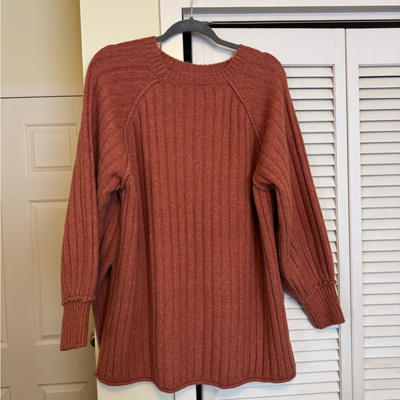 Altar'd State Rust Ribbed Sweater - Picture 2 of 4